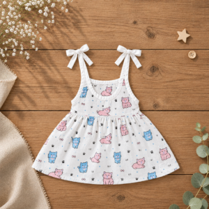 Muslin Knot Frock – Cat