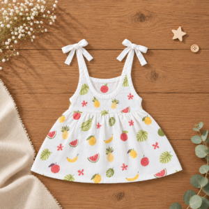 Muslin Knot Frock – Fruit