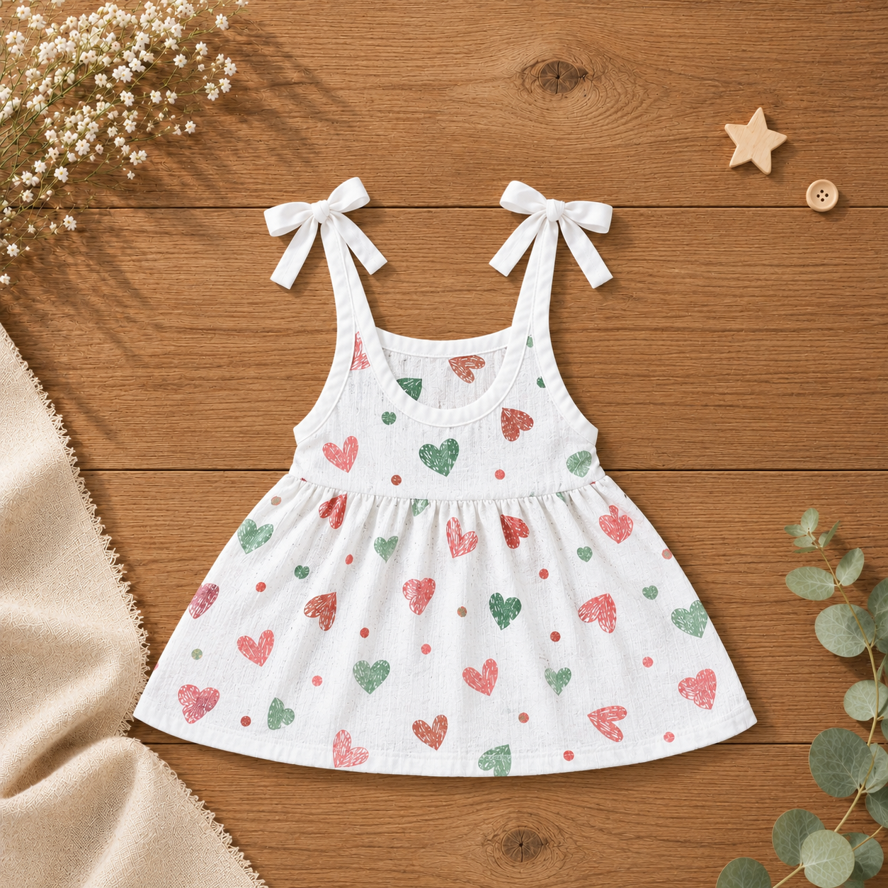 Muslin Knot Frock – Heart